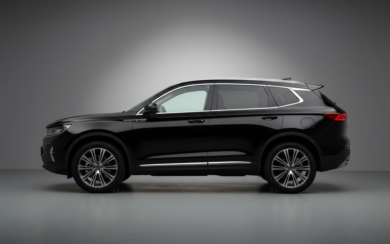 Geely Monjaro Black 2025 — exterior rear view