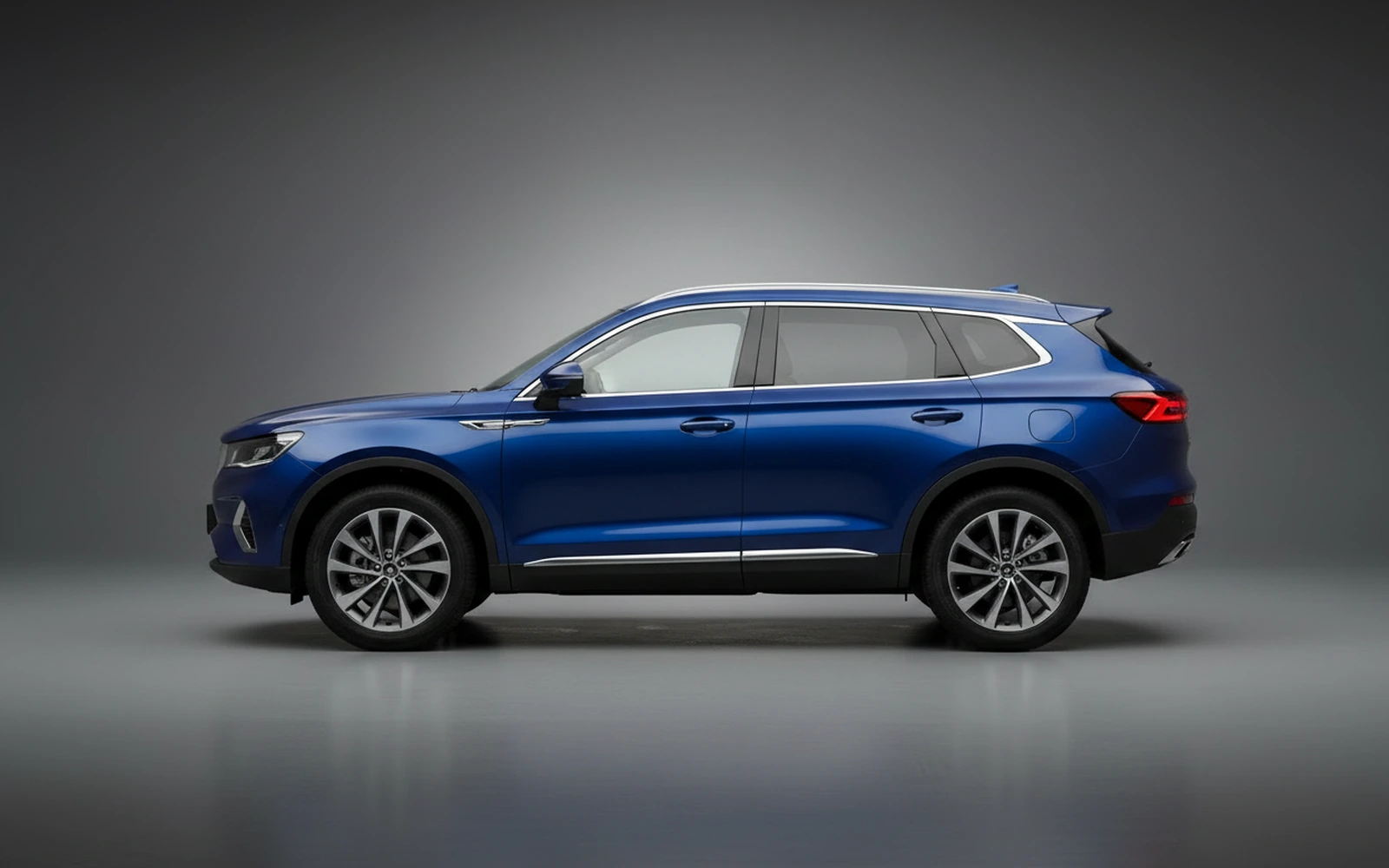 Geely Monjaro Blue 2024 — exterior rear view