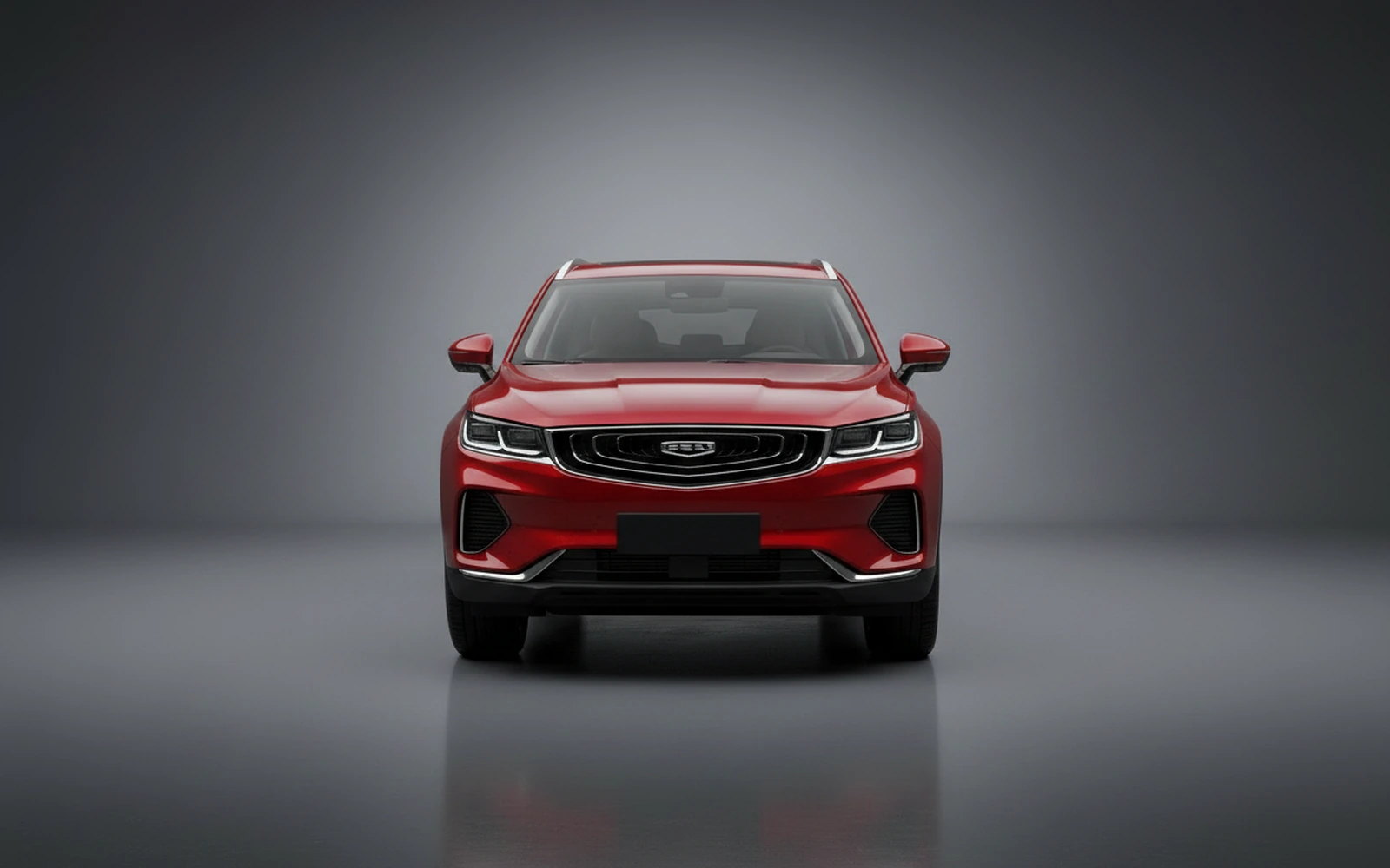 Geely Monjaro Rojo 2025 — exterior side view