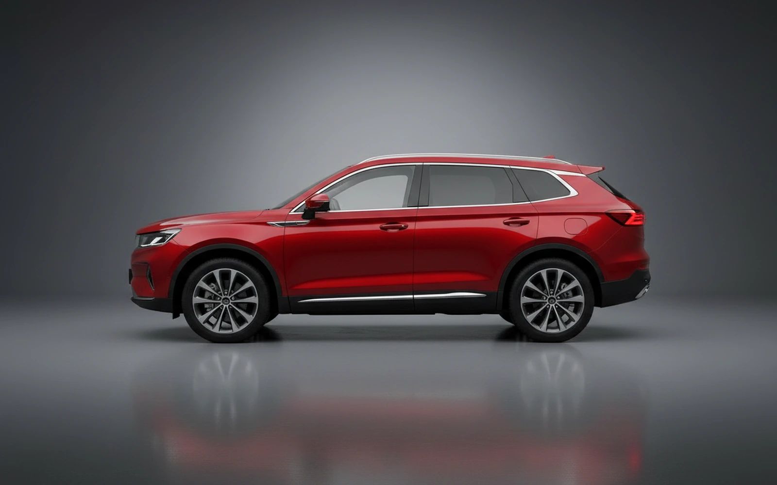 Geely Monjaro Rojo 2025 — exterior rear view