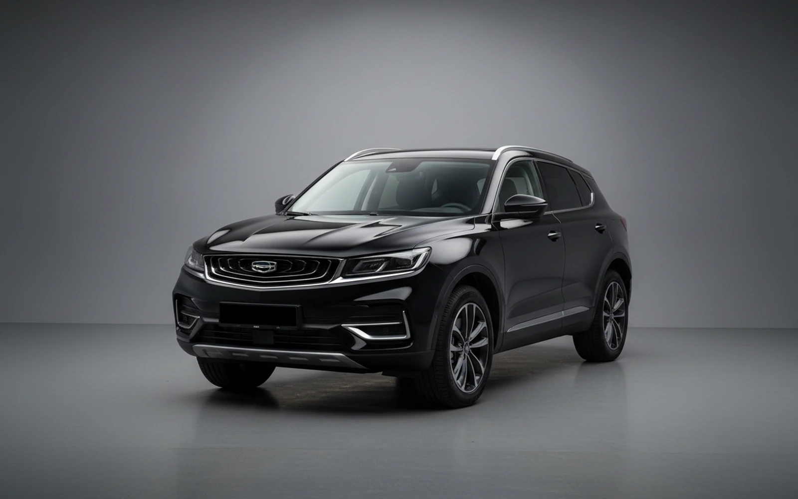 Geely Tugella GF Black 2024 for rent in Miami — exterior front view
