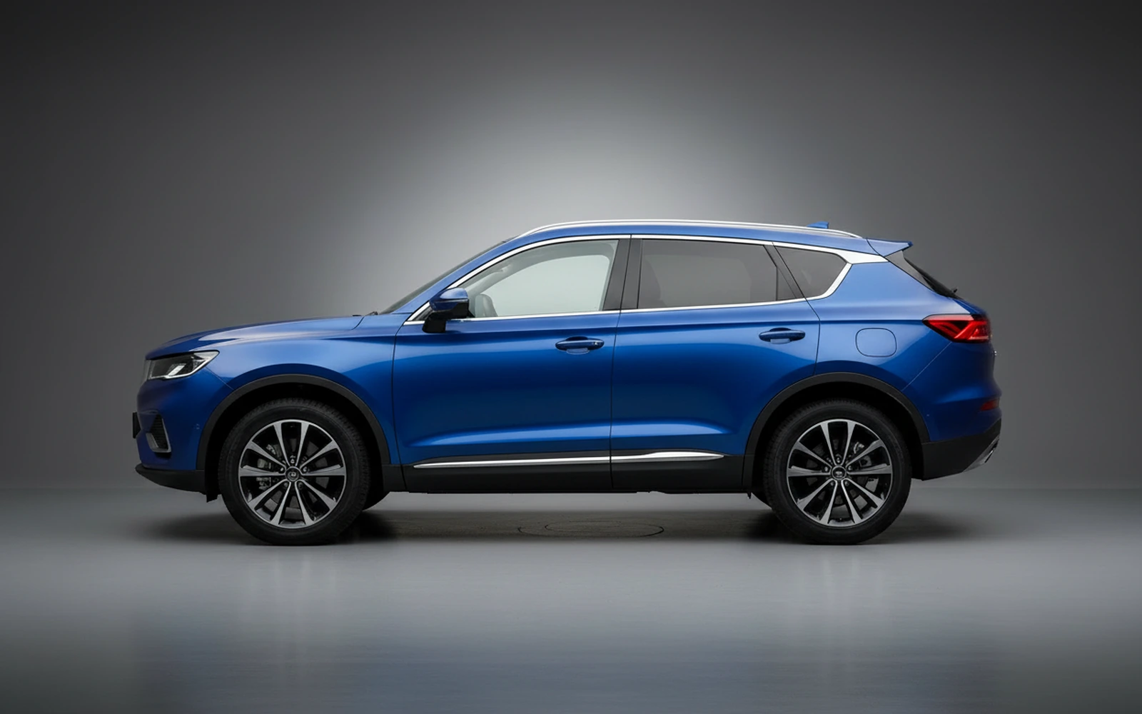 Geely Tugella GF Blue 2024 — exterior rear view