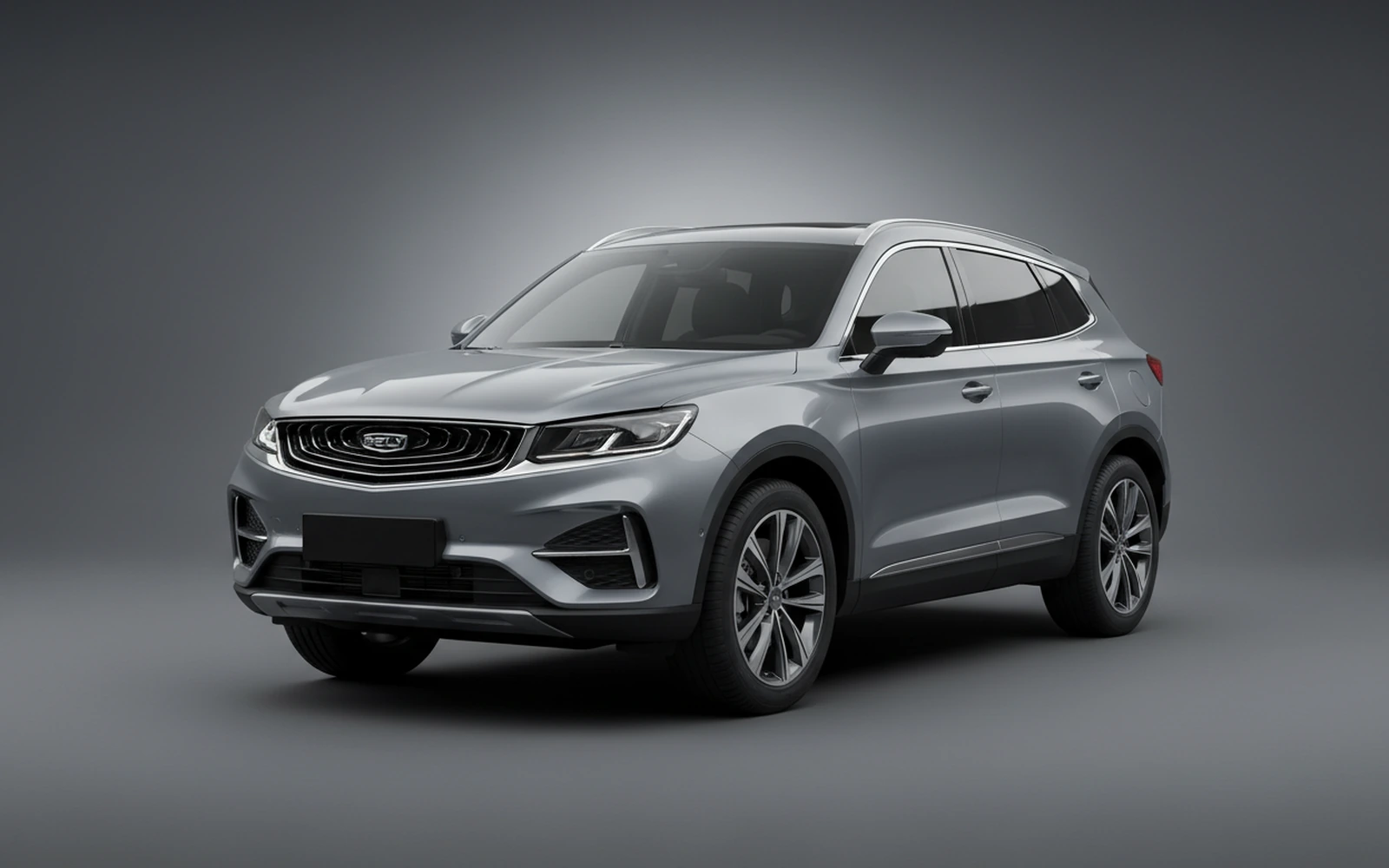 Geely Tugella Grey 2024 for rent in Miami — exterior photo