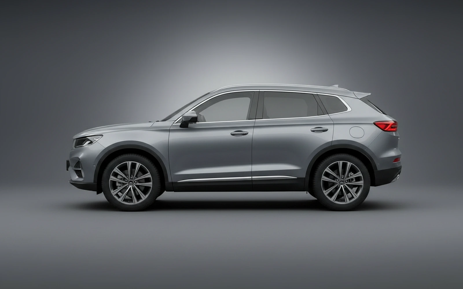 Geely Tugella Grey 2024 — exterior rear view