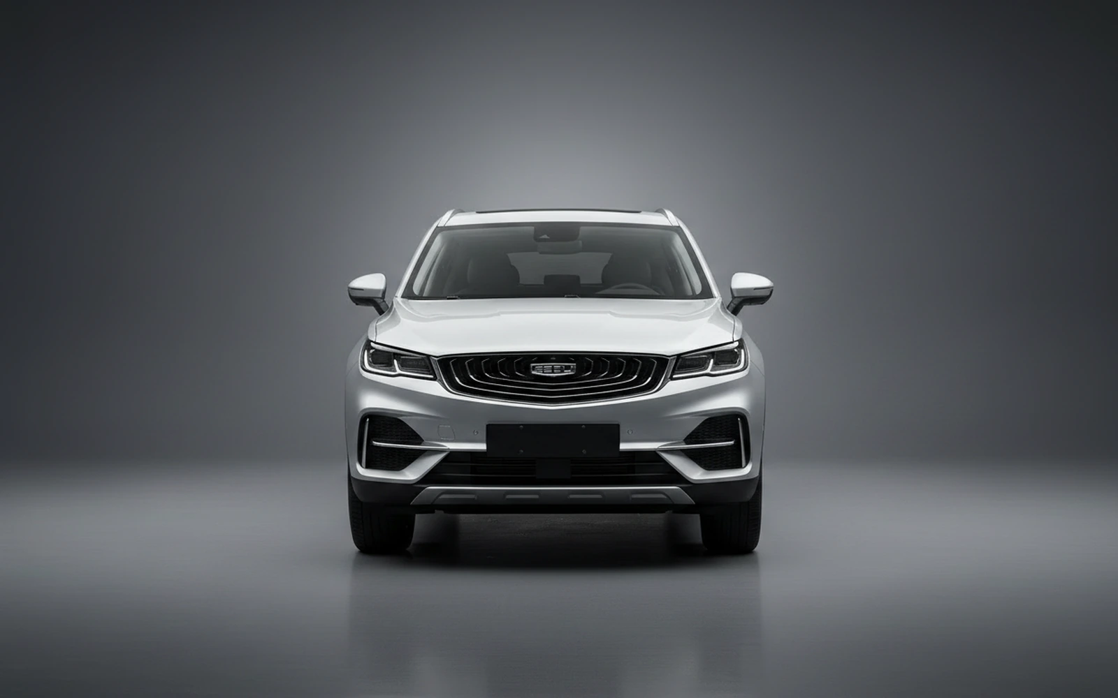 Geely Tugella GF Silver 2024 — exterior side view