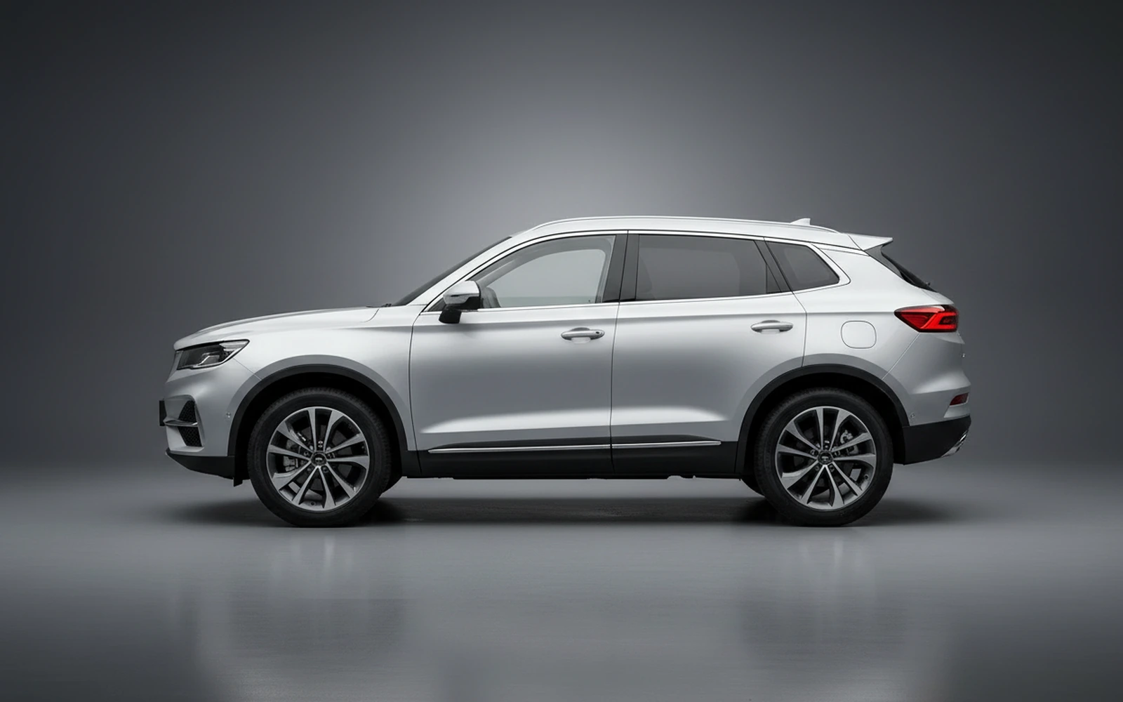 Geely Tugella GF Silver 2024 — exterior rear view