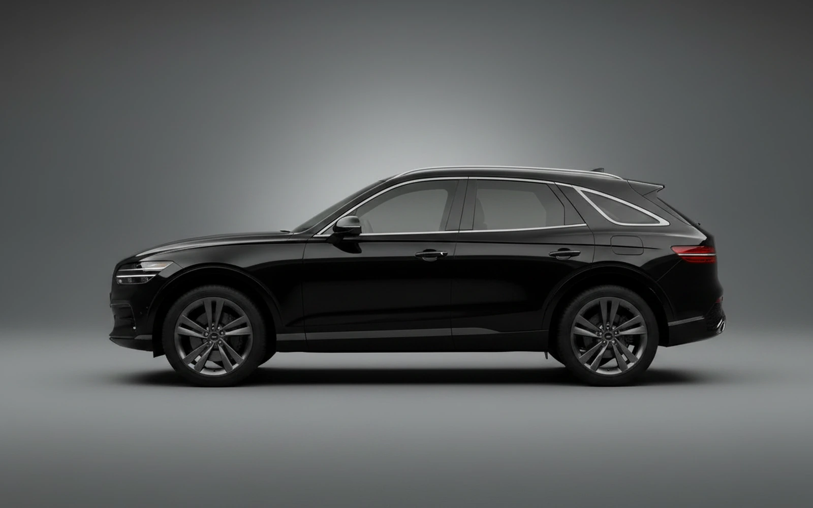 Genesis GV70 Black 2023 — exterior rear view