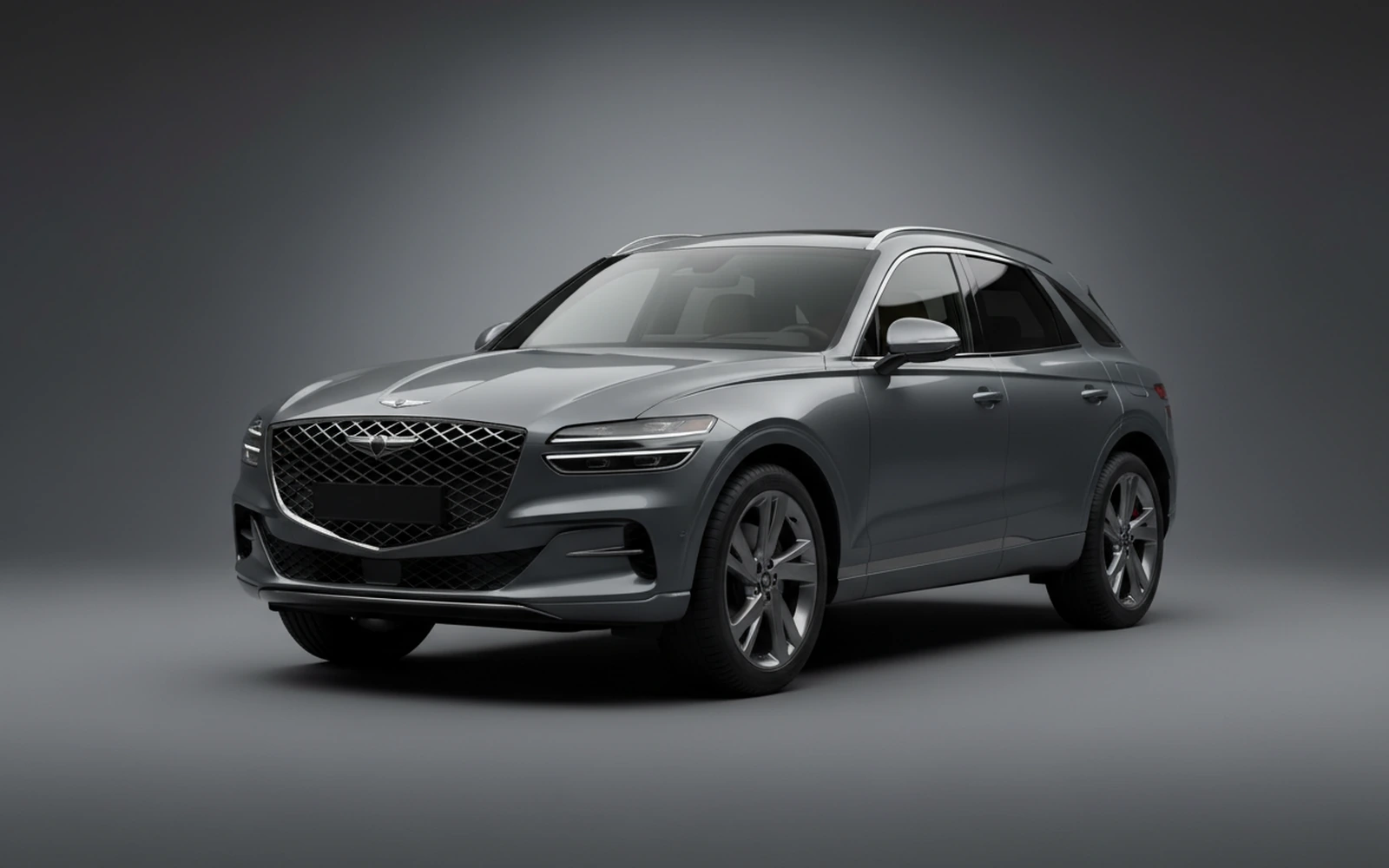 Genesis Gv70 Grey 2023 for rent in Miami — exterior photo