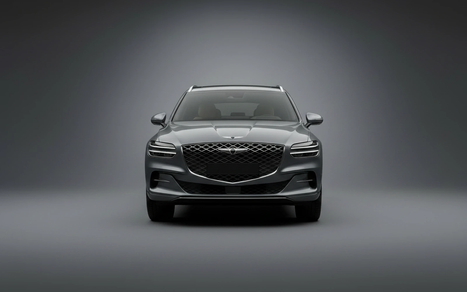 Genesis GV70 Grey 2023 — exterior side view