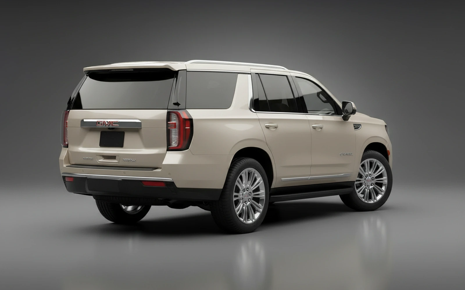 GMC Yukon Denali Beige 2024 — interior dashboard