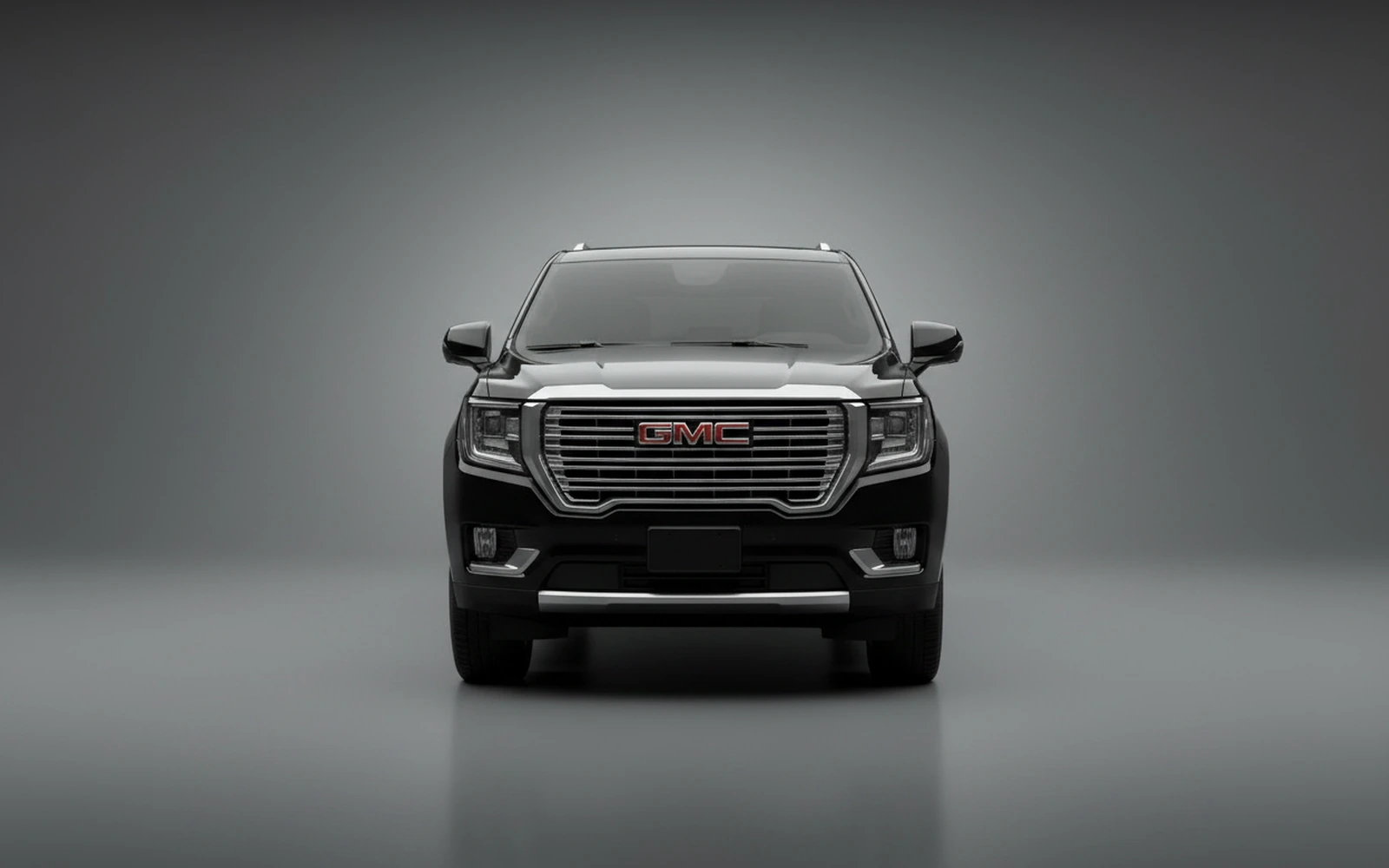 GMC Yukon Black 2022 — exterior side view