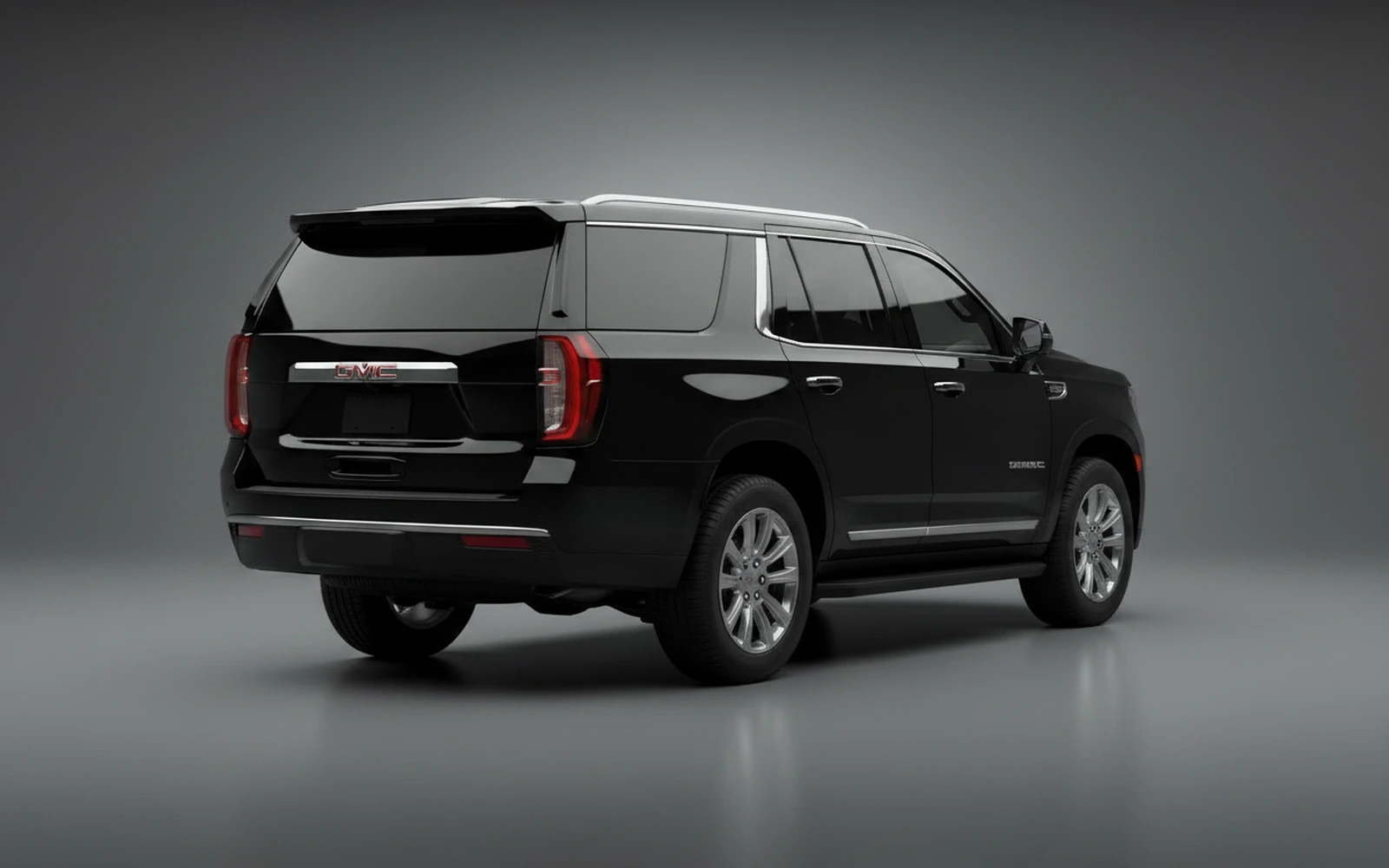 GMC Yukon Black 2022 — interior dashboard