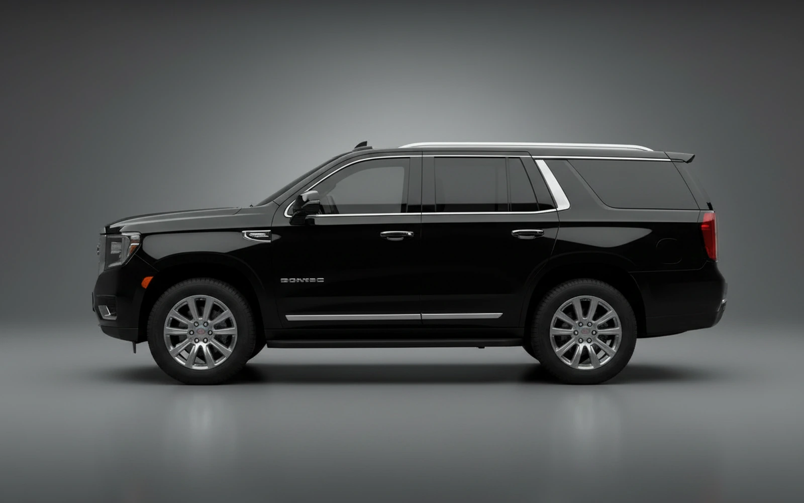 GMC Yukon Black 2022 — exterior rear view