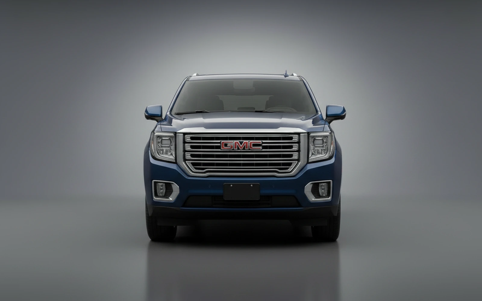 GMC Yukon SLT Blue 2024 — exterior side view