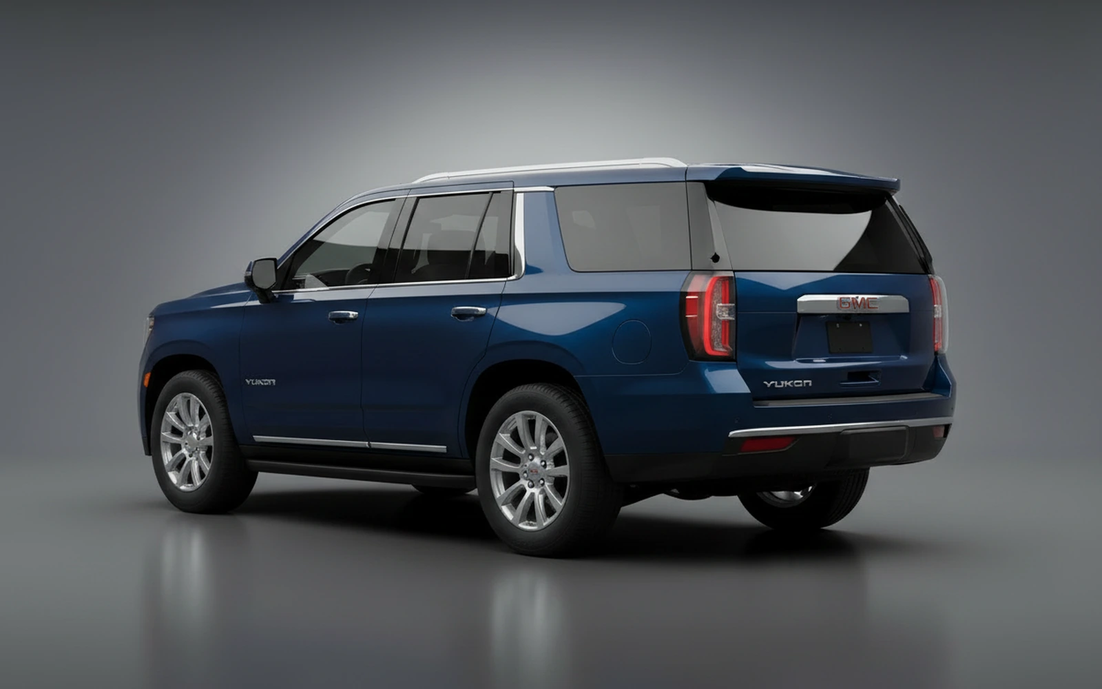 GMC Yukon SLT Blue 2024 — interior dashboard
