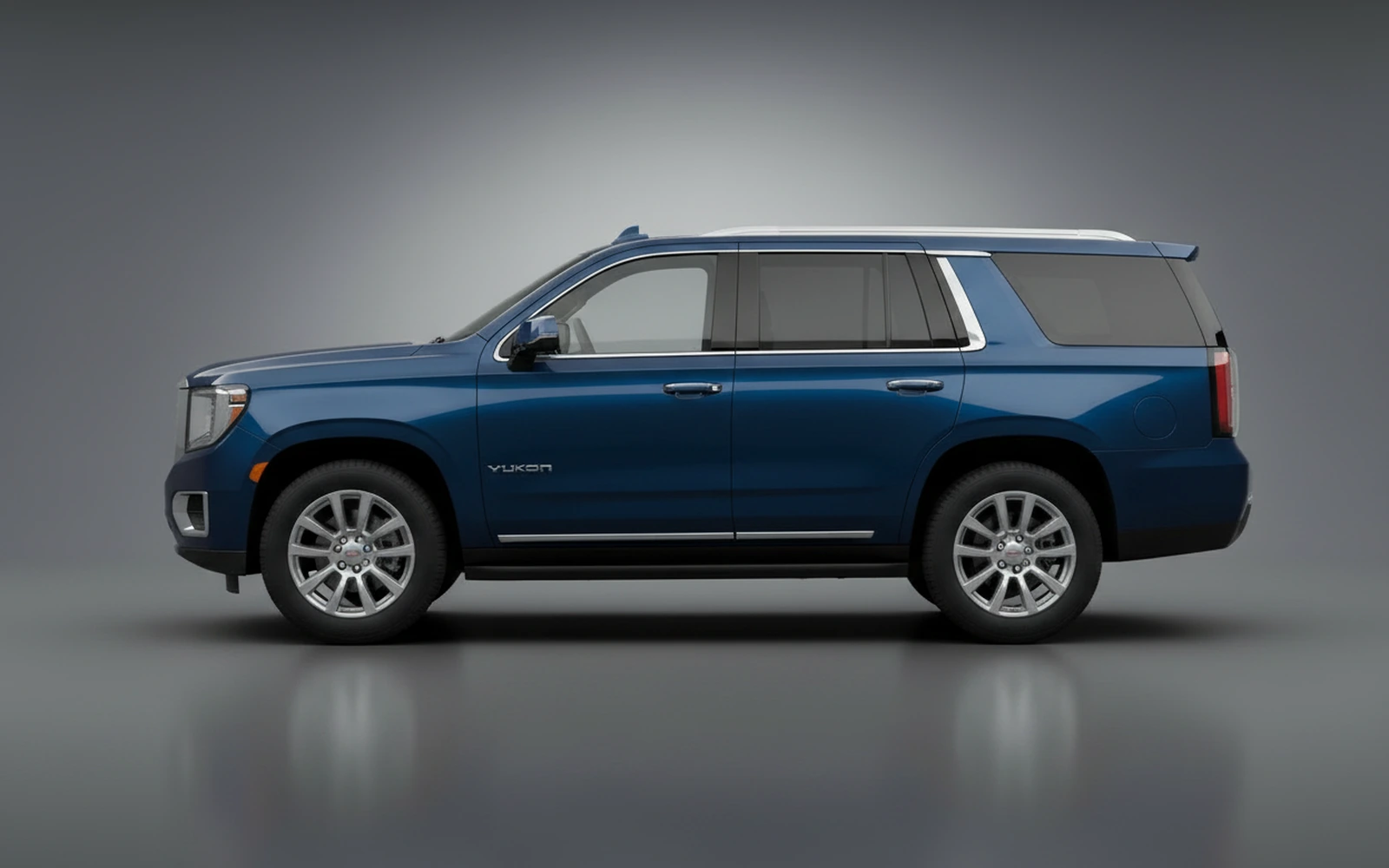 GMC Yukon SLT Blue 2024 — exterior rear view