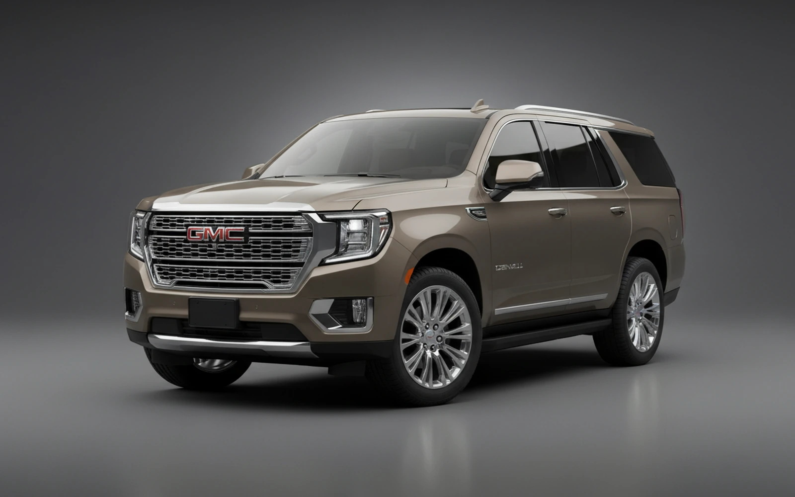 GMC Yukon Denali Ultimate Bronce 2024 for rent in Miami — exterior front view