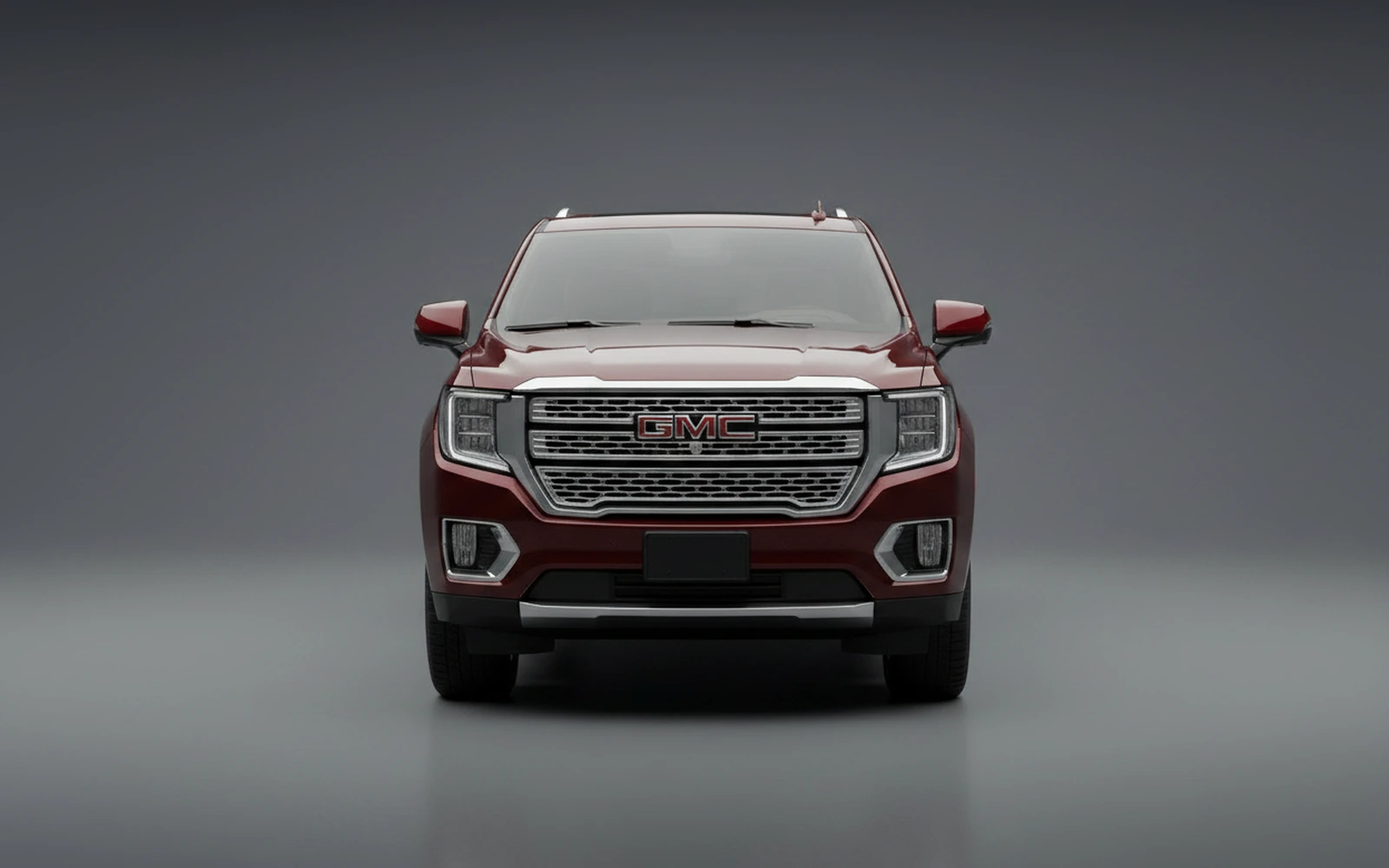 GMC Yukon XL Denali Burgundy 2024 — exterior side view