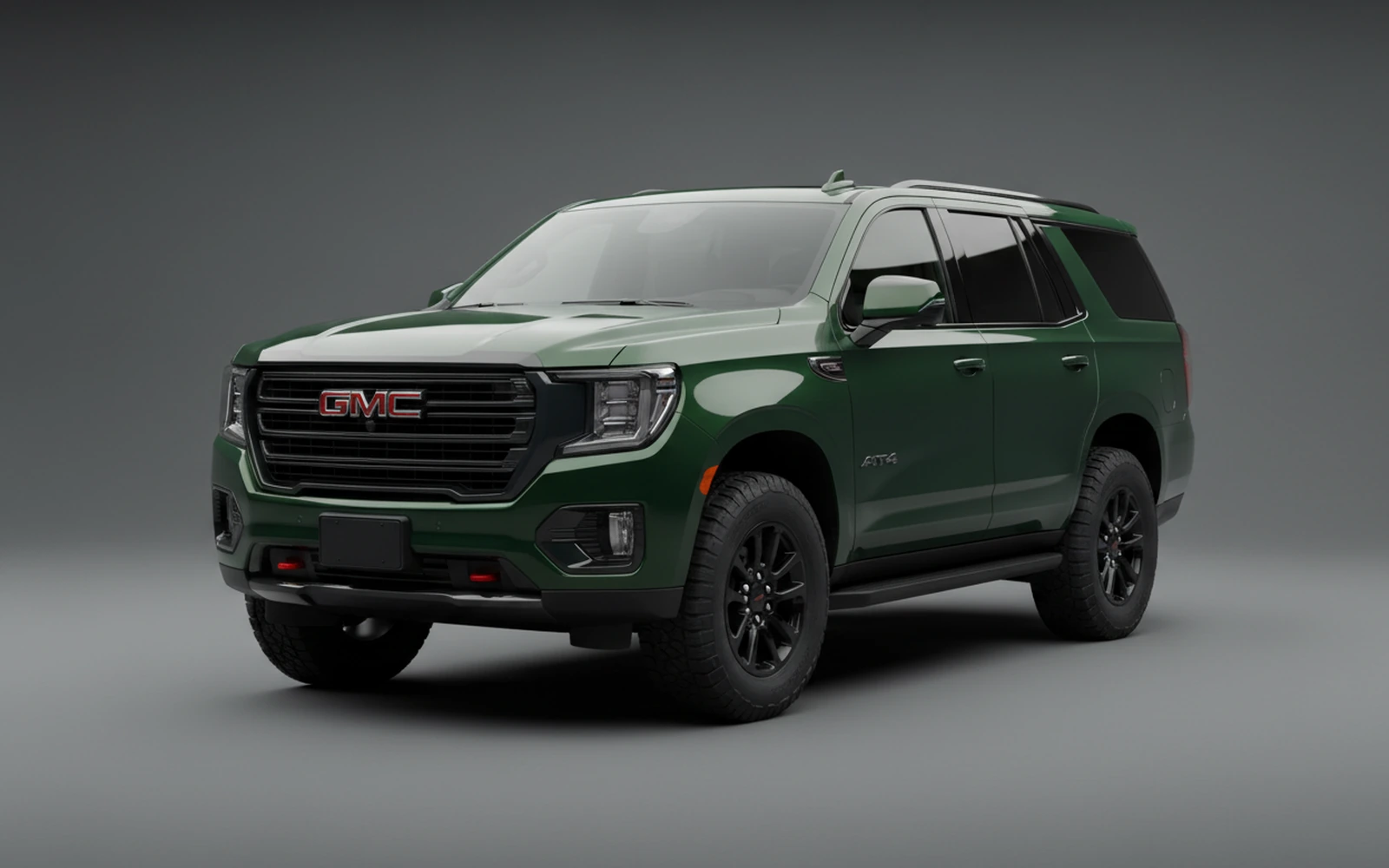 GMC Yukon AT4 Verde 2024 for rent in Miami — exterior front view