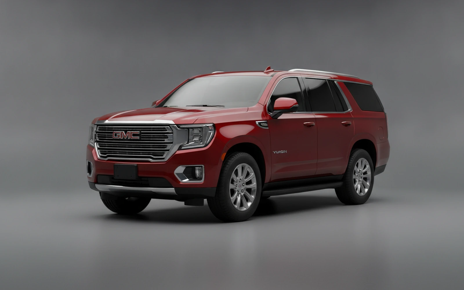 GMC Yukon SLE Rojo 2024 for rent in Miami — exterior front view