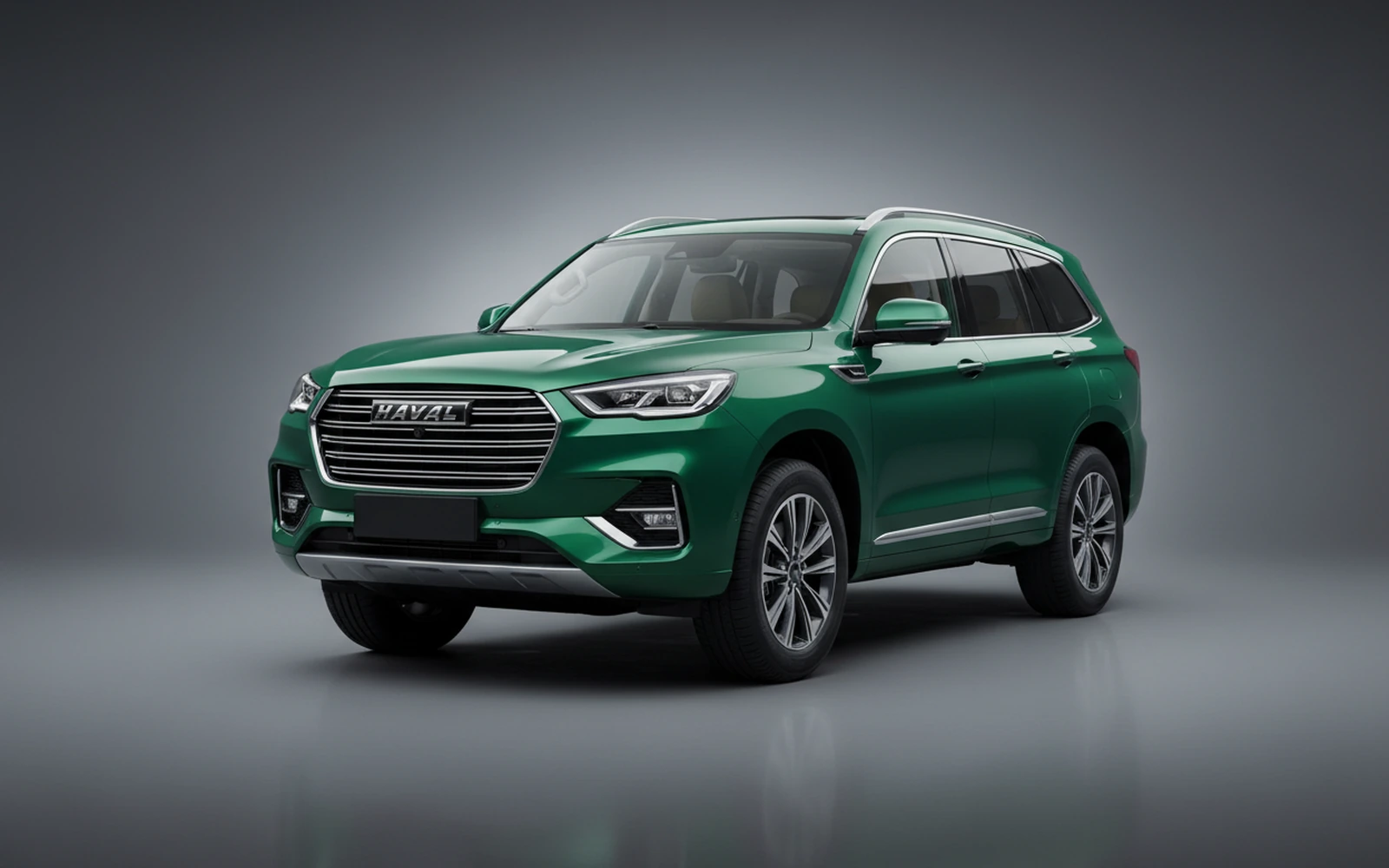 Haval H9 Green 2025 for rent in Miami — exterior photo