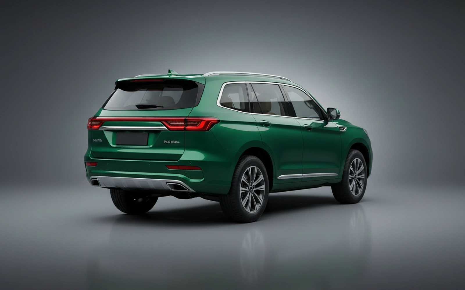 Haval H9 Green 2025 — interior dashboard