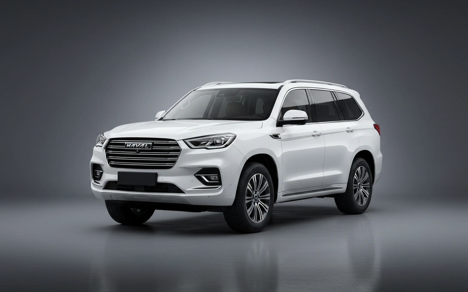 Haval H9 White 2025 for rent in Miami — exterior photo