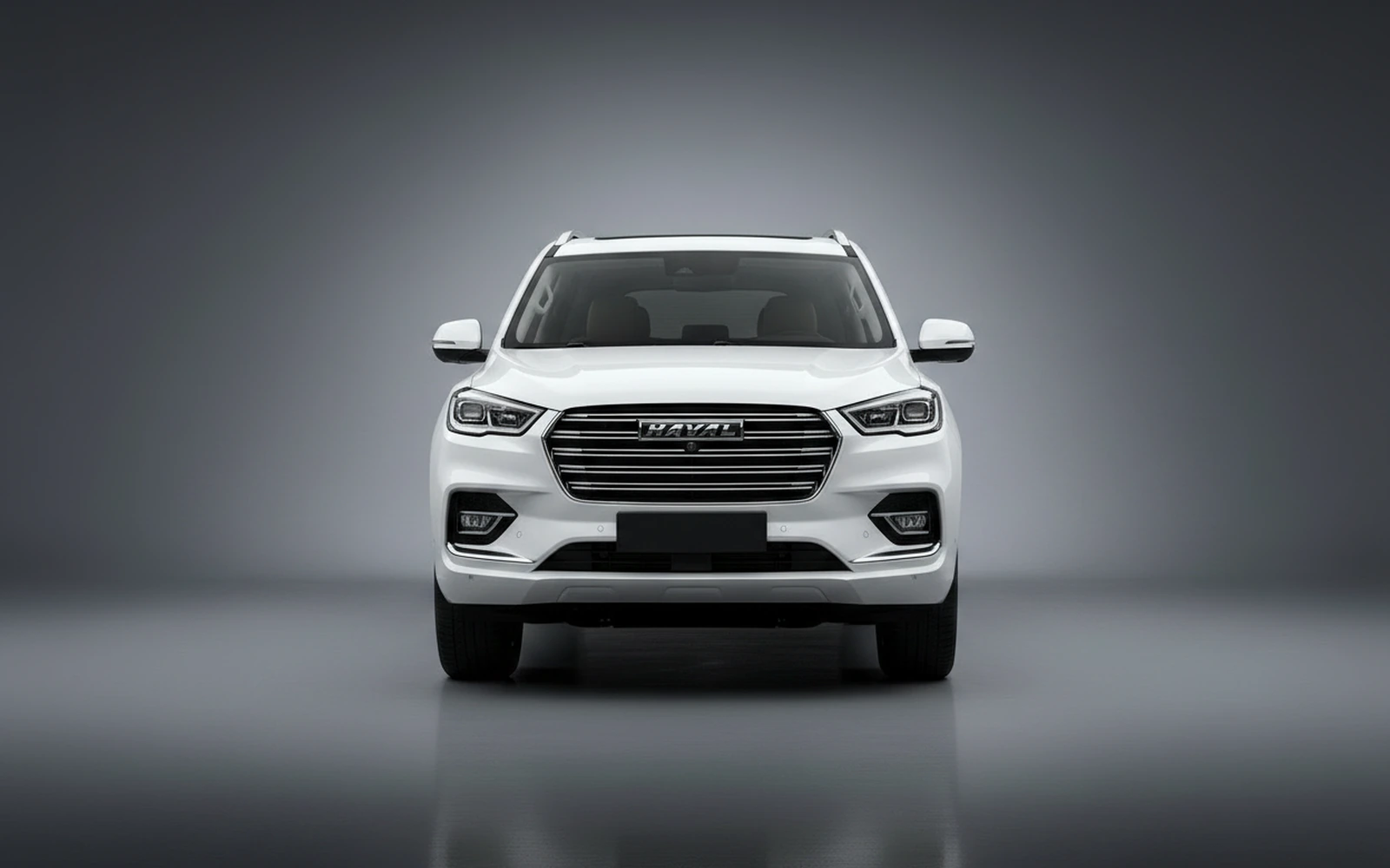 Haval H9 White 2025 — exterior side view