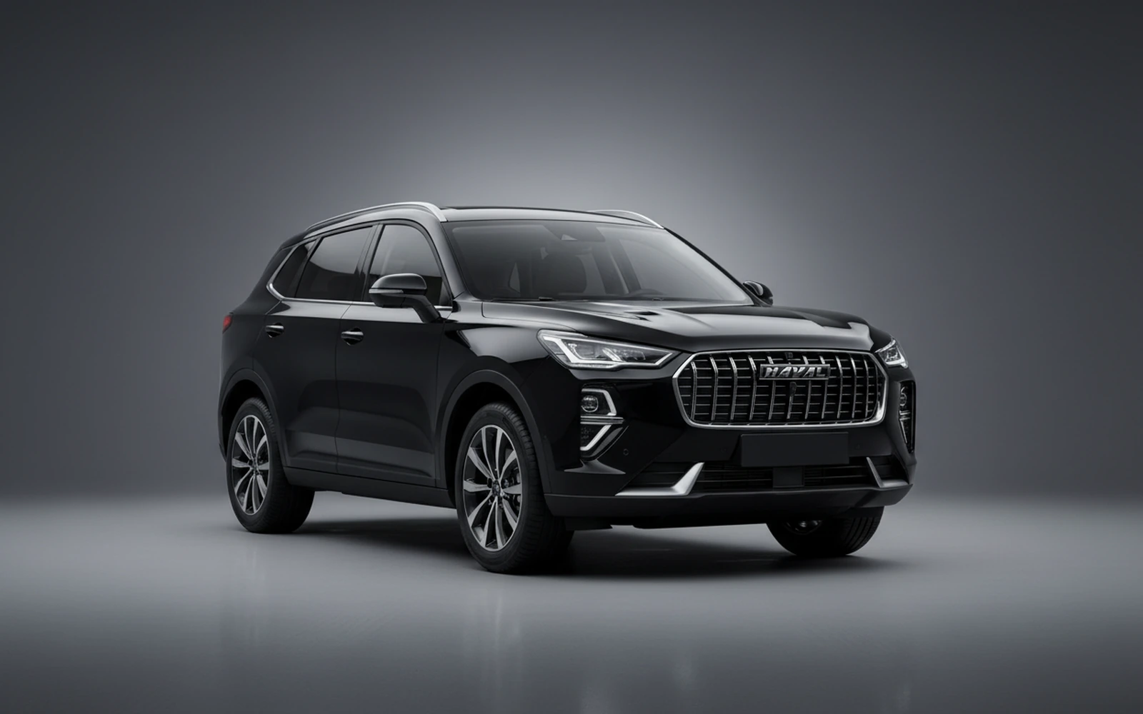 Haval Jolion Black 2025 for rent in Miami — exterior front view