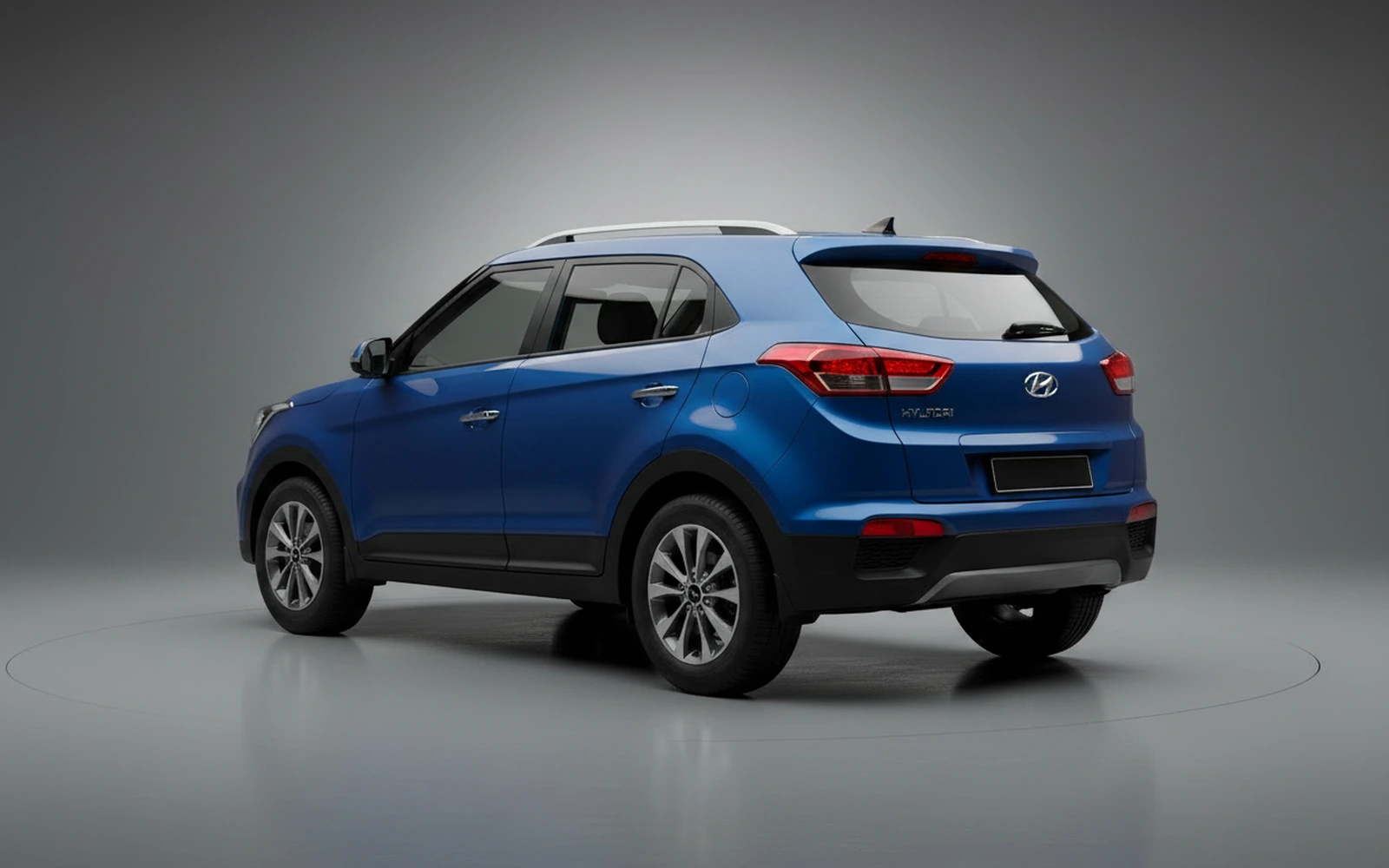 Hyundai Creta Blue 2025 — interior dashboard
