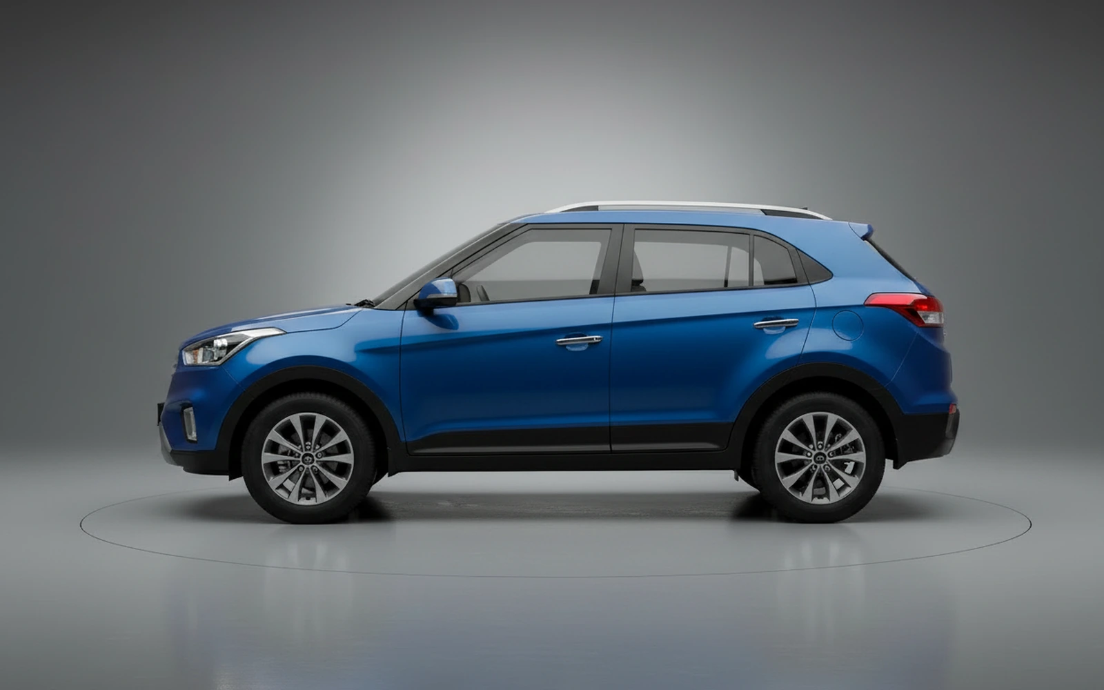 Hyundai Creta Blue 2025 — exterior rear view