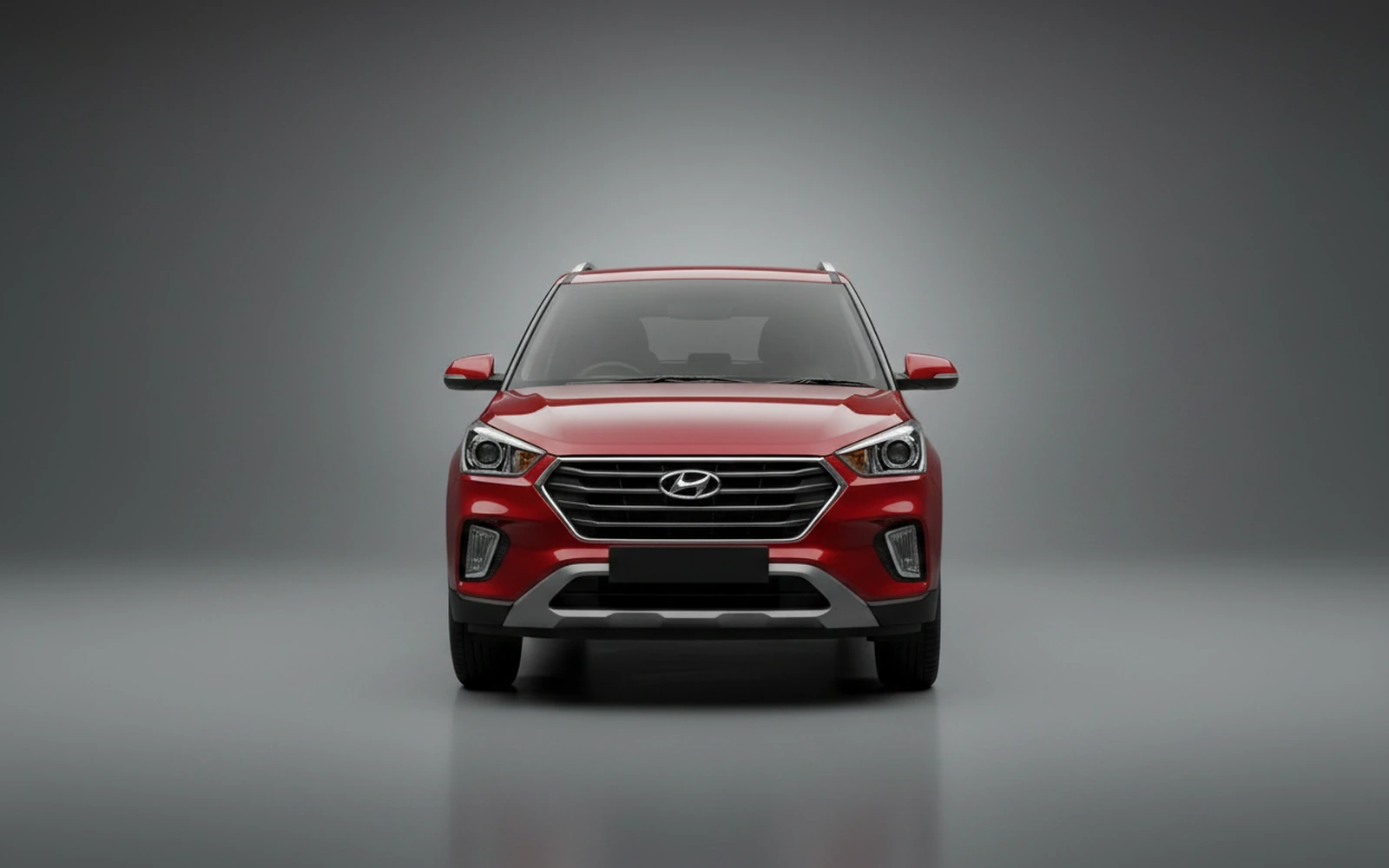 Hyundai Creta Red 2025 — exterior side view