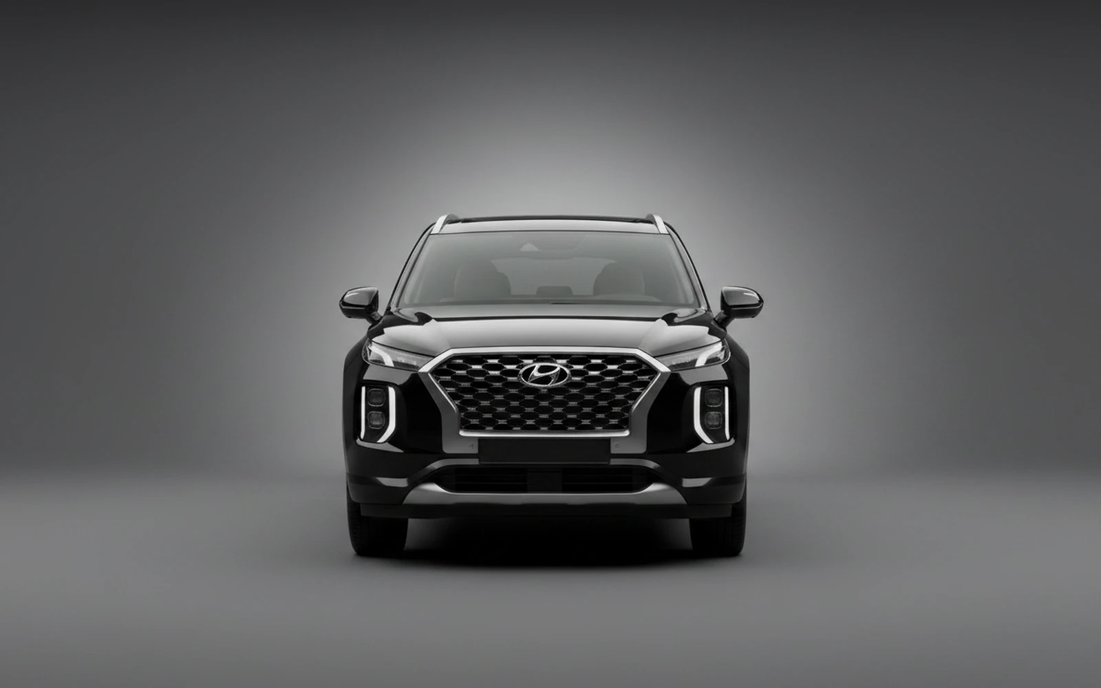 Hyundai Palisade Black 2025 — exterior side view