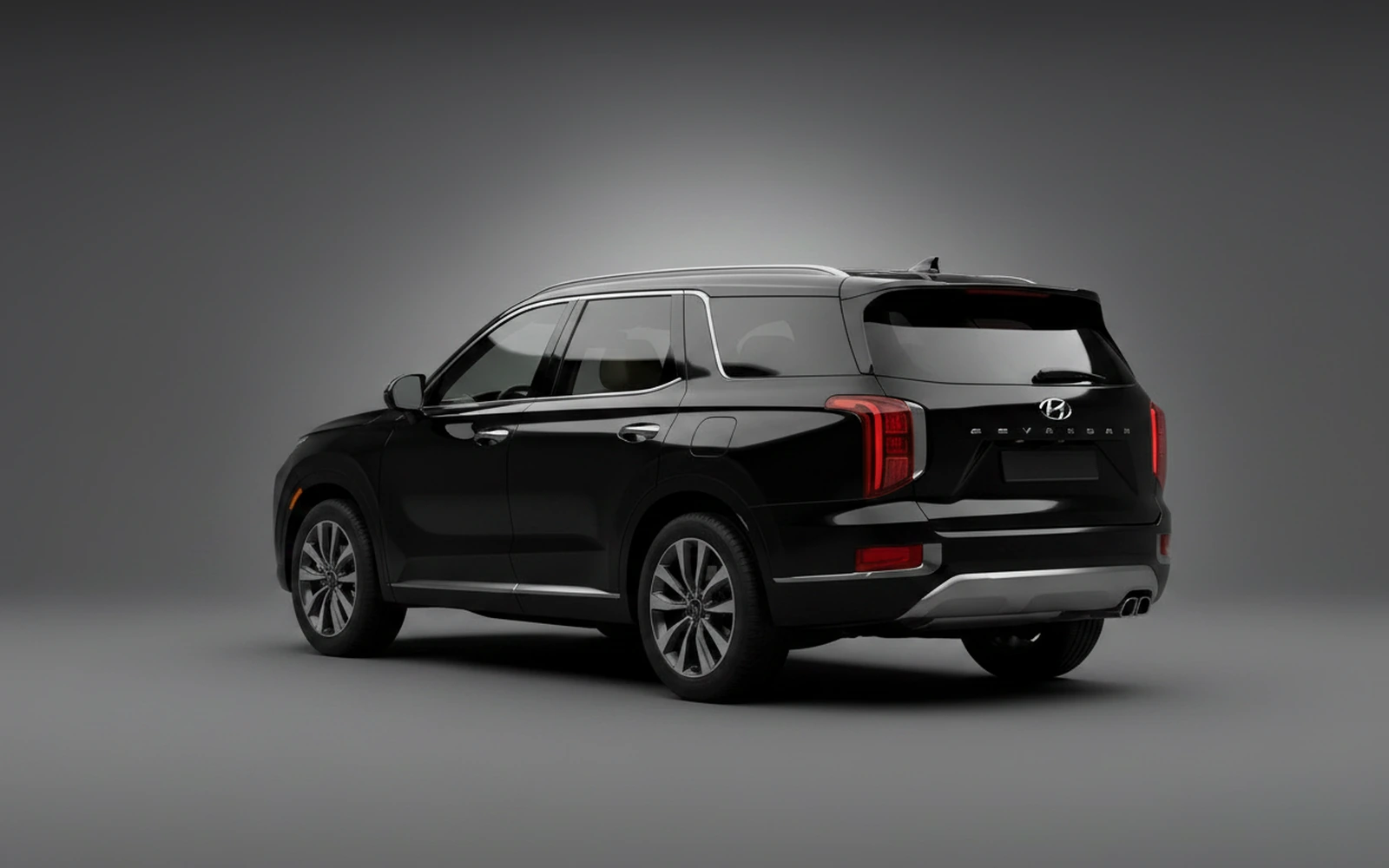 Hyundai Palisade Black 2025 — interior dashboard