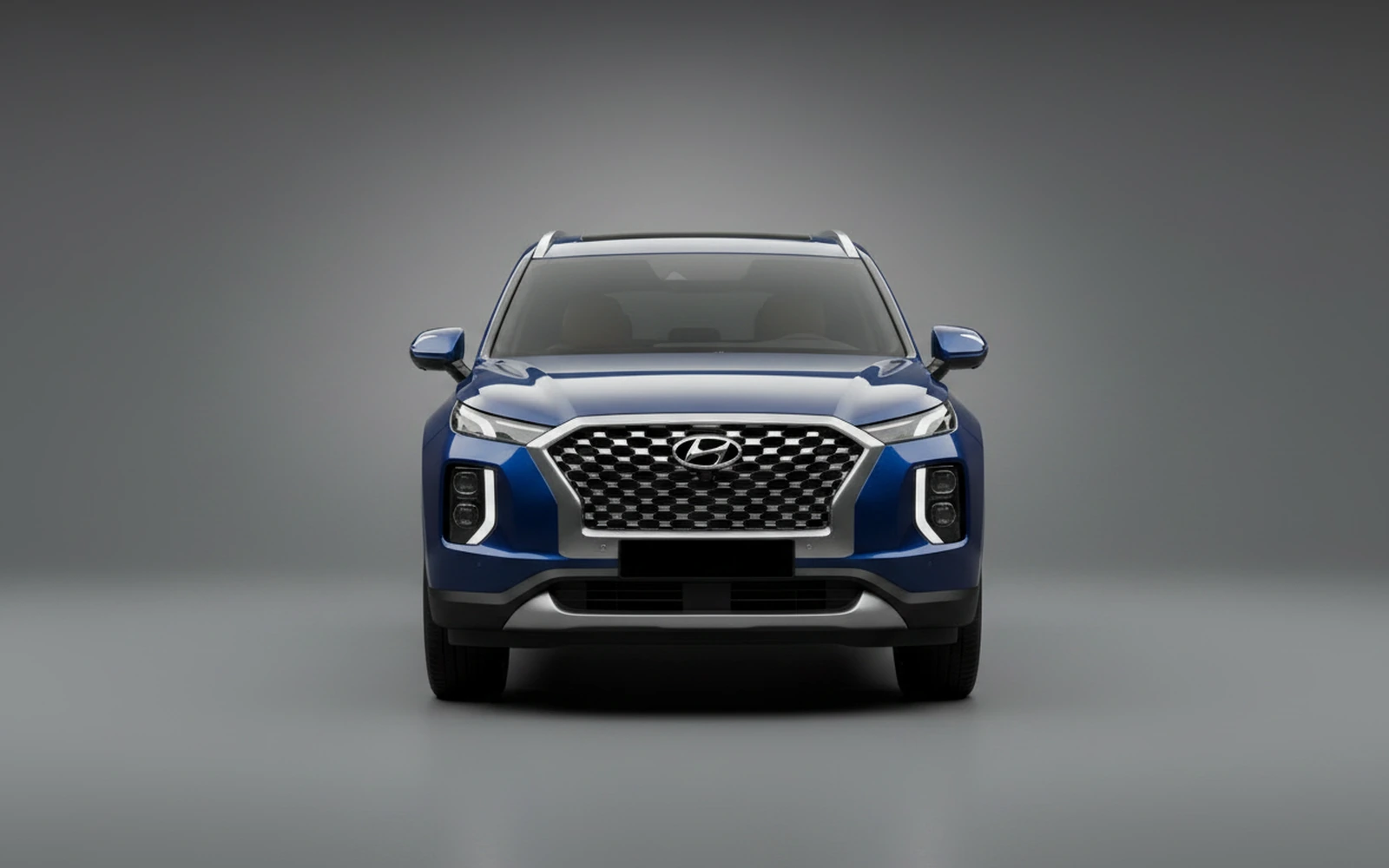 Hyundai Palisade Blue 2025 — exterior side view