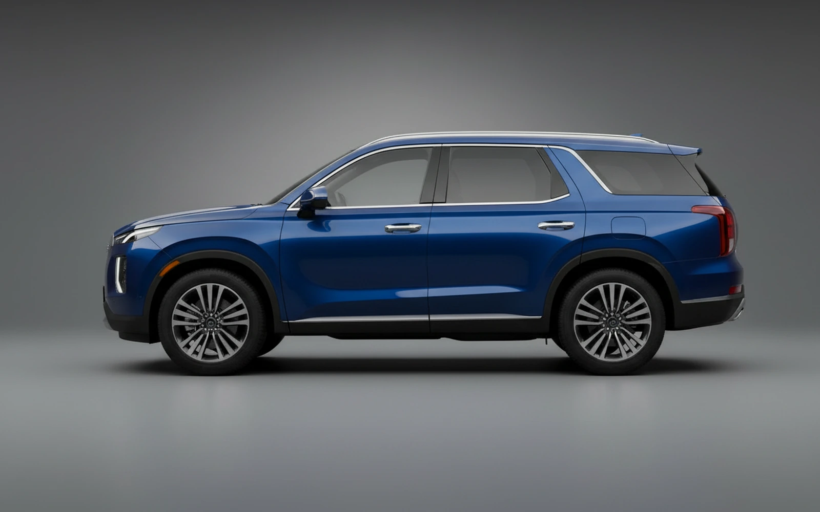 Hyundai Palisade Blue 2025 — exterior rear view