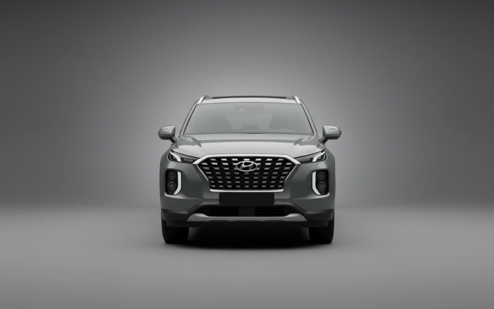 Hyundai Palisade Grey 2025 — exterior side view