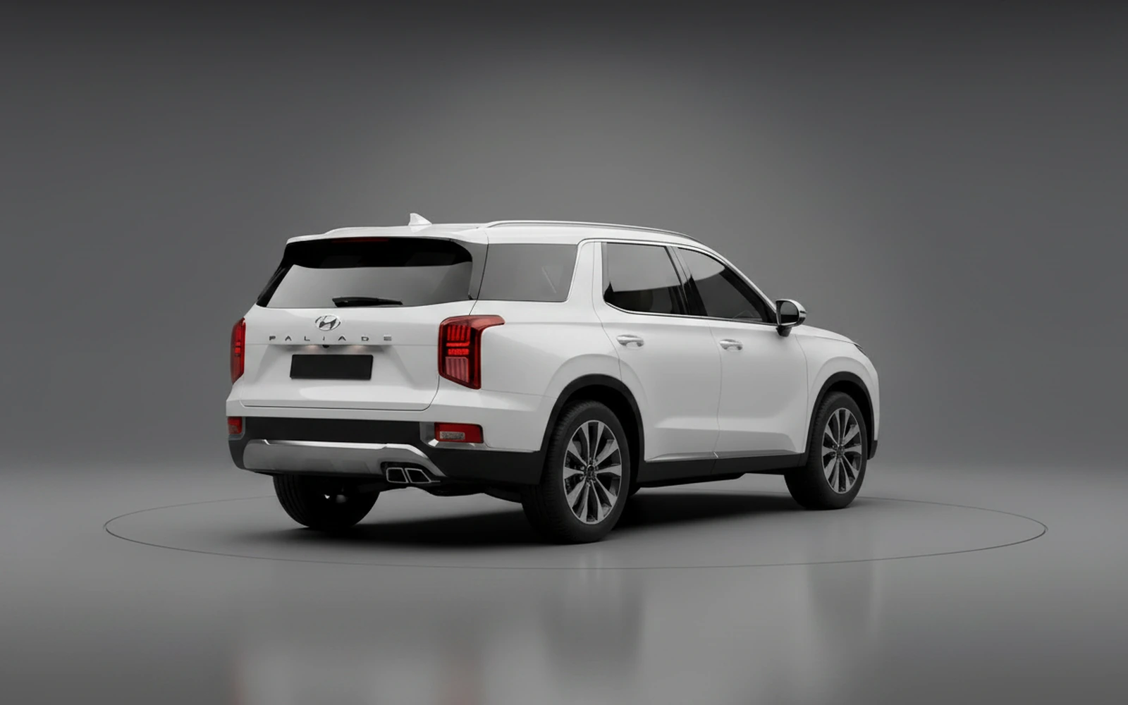 Hyundai Palisade White 2025 — interior dashboard