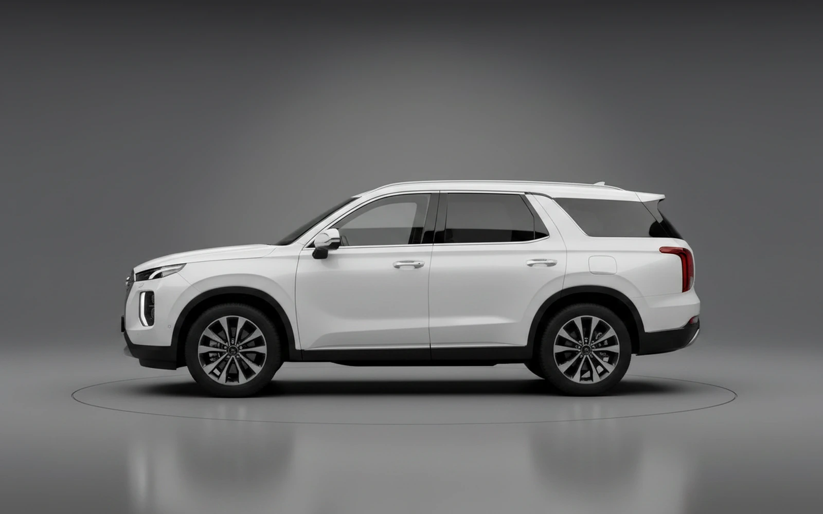Hyundai Palisade White 2025 — exterior rear view