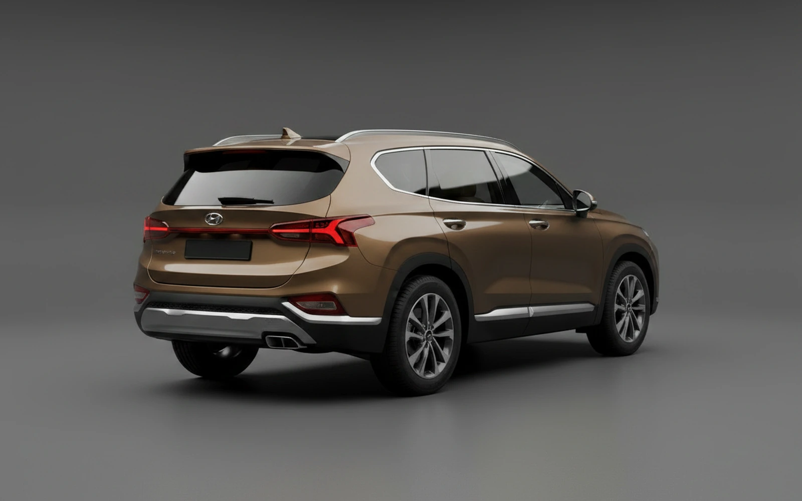 Hyundai Santa Fe Bronze 2025 — interior dashboard
