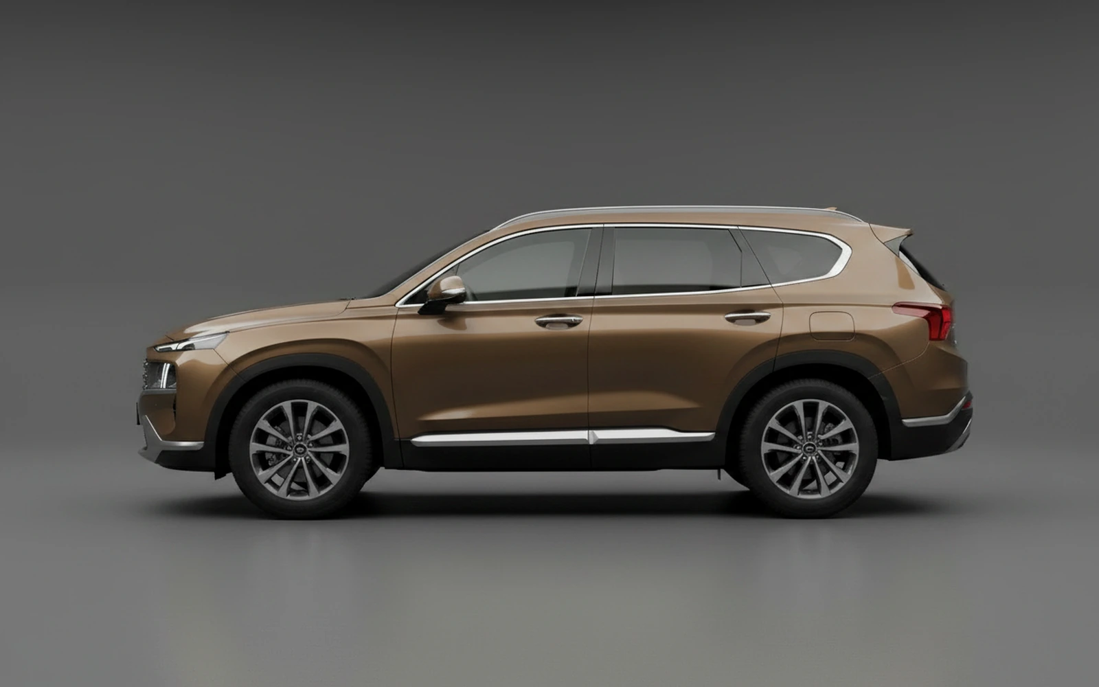 Hyundai Santa Fe Bronze 2025 — exterior rear view