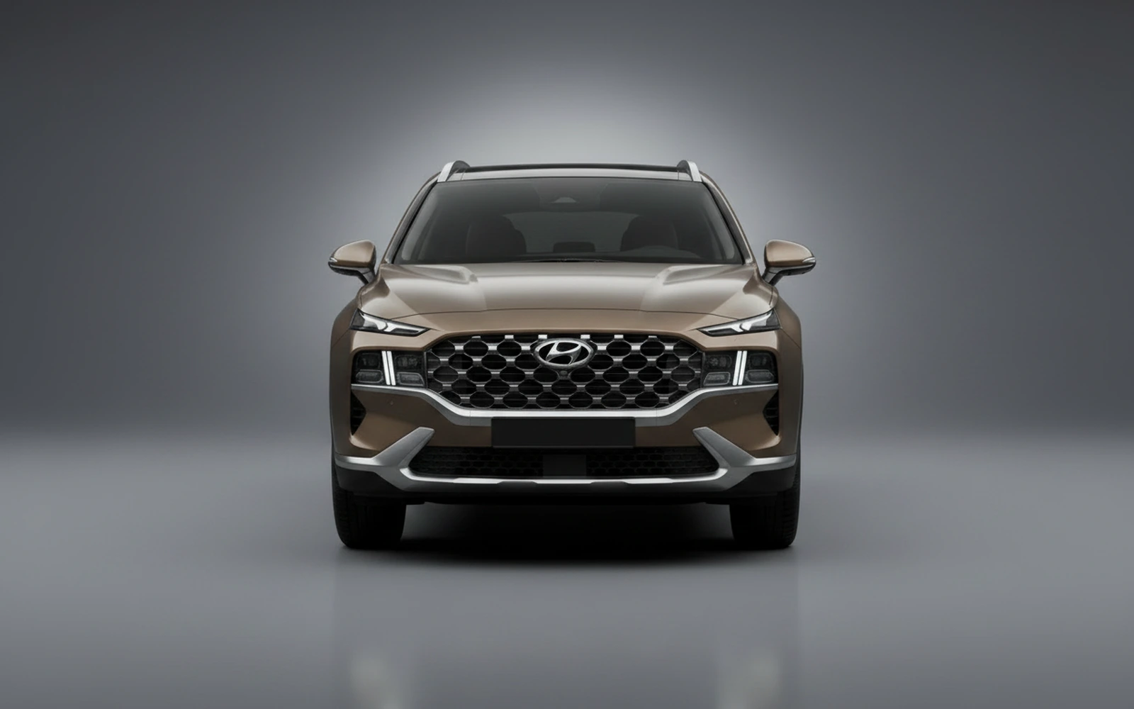 Hyundai Santa FE Bronze-matte 2026 — exterior side view