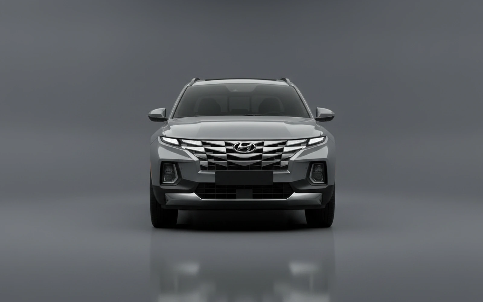 Hyundai Santa Cruz Grey 2022 — exterior side view