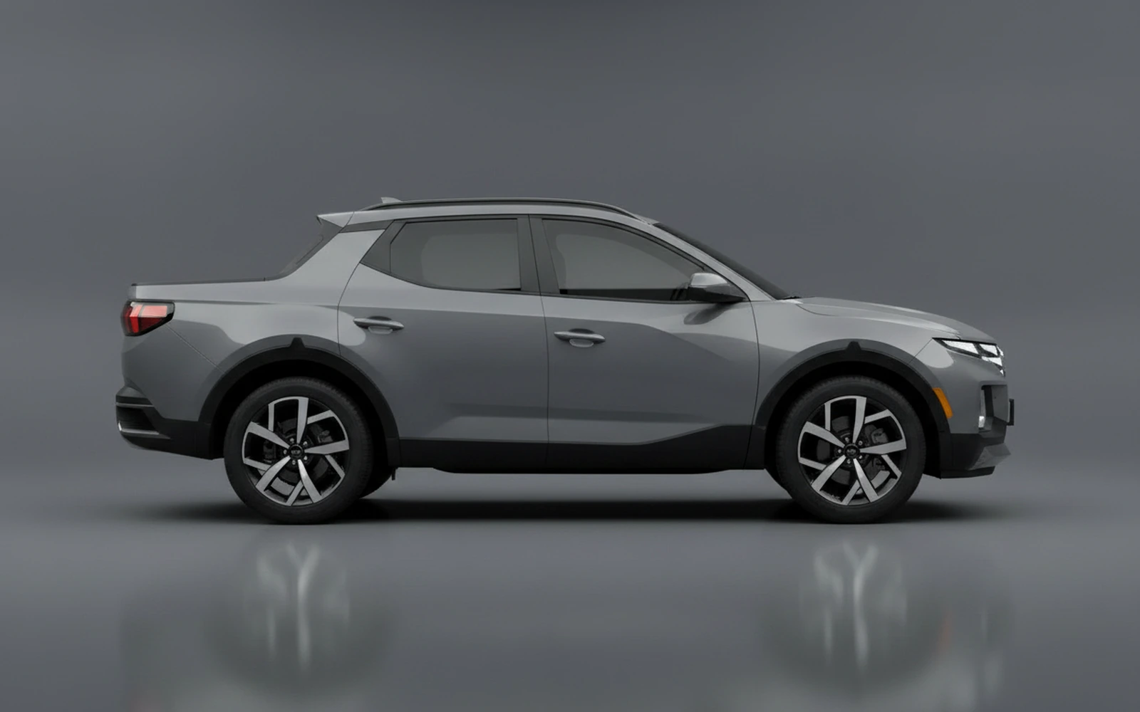 Hyundai Santa Cruz Grey 2022 — exterior rear view