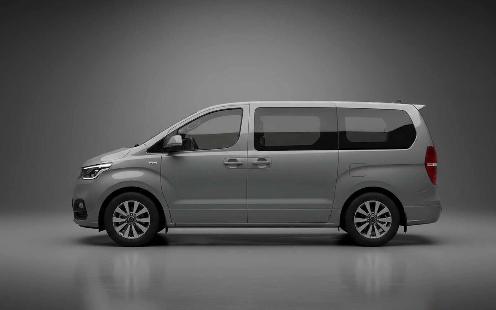 Hyundai Staria Grey 2023 — exterior rear view
