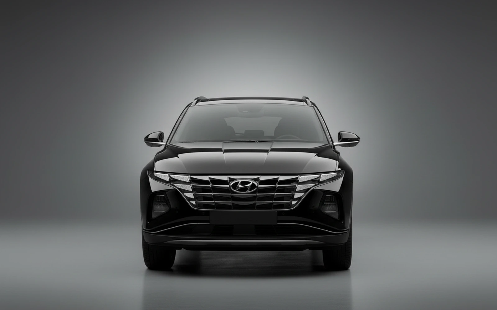 Hyundai Tucson Negro 2025 — exterior side view