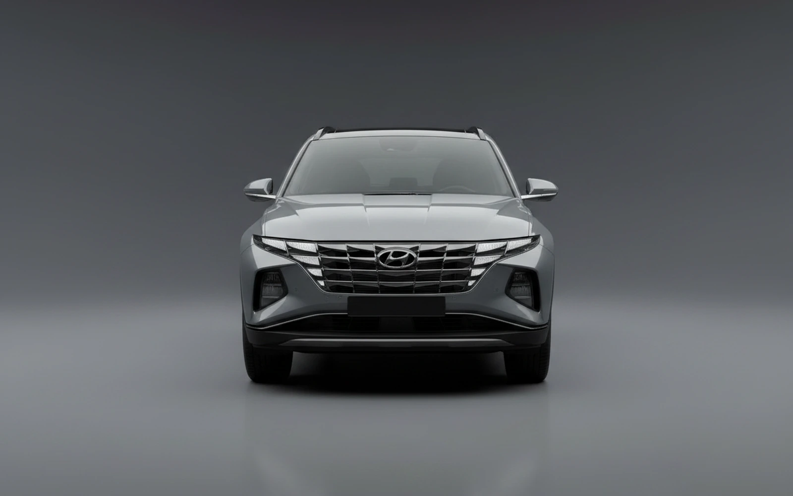 Hyundai Tucson Gris 2025 — exterior side view