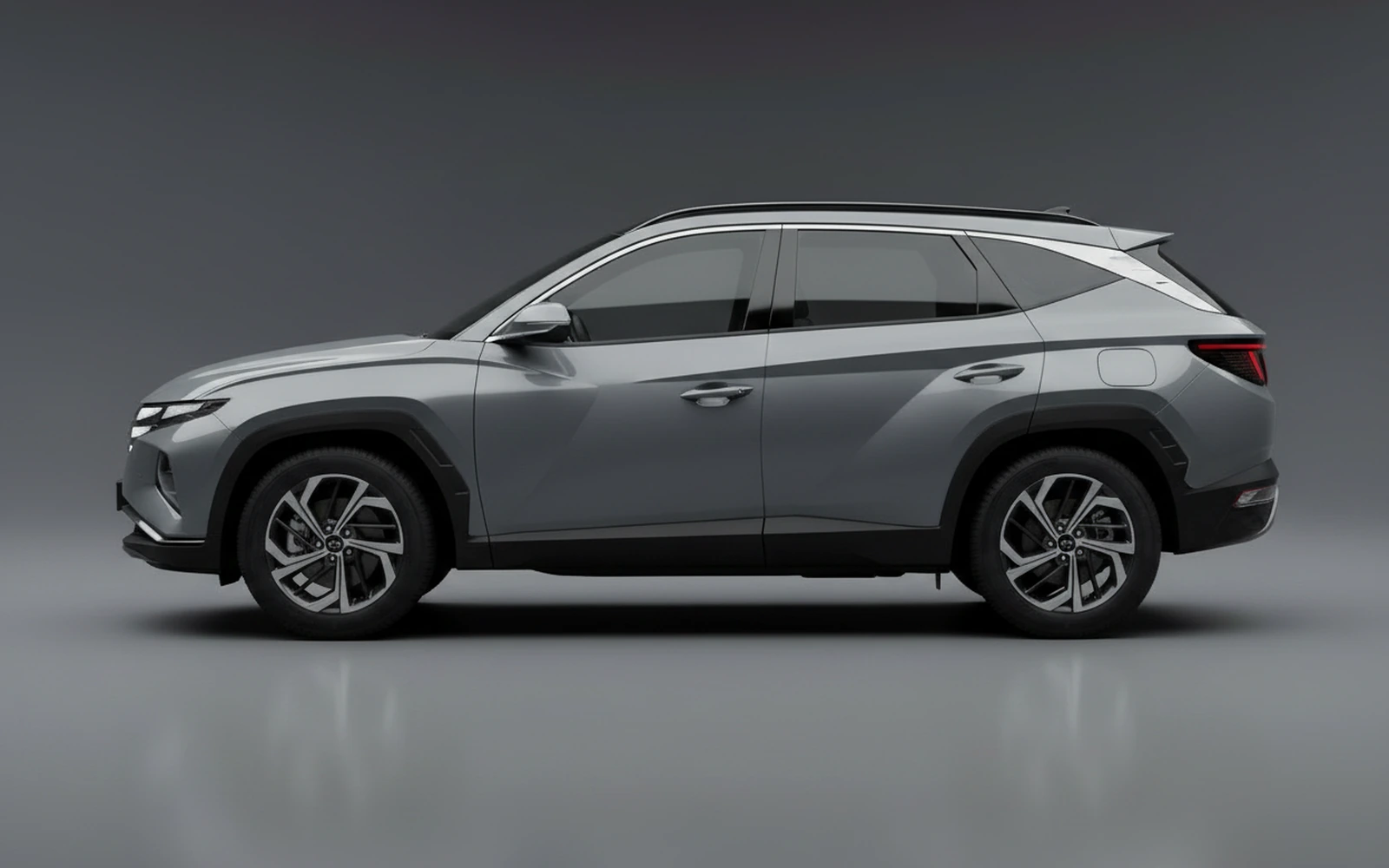 Hyundai Tucson Gris 2025 — exterior rear view