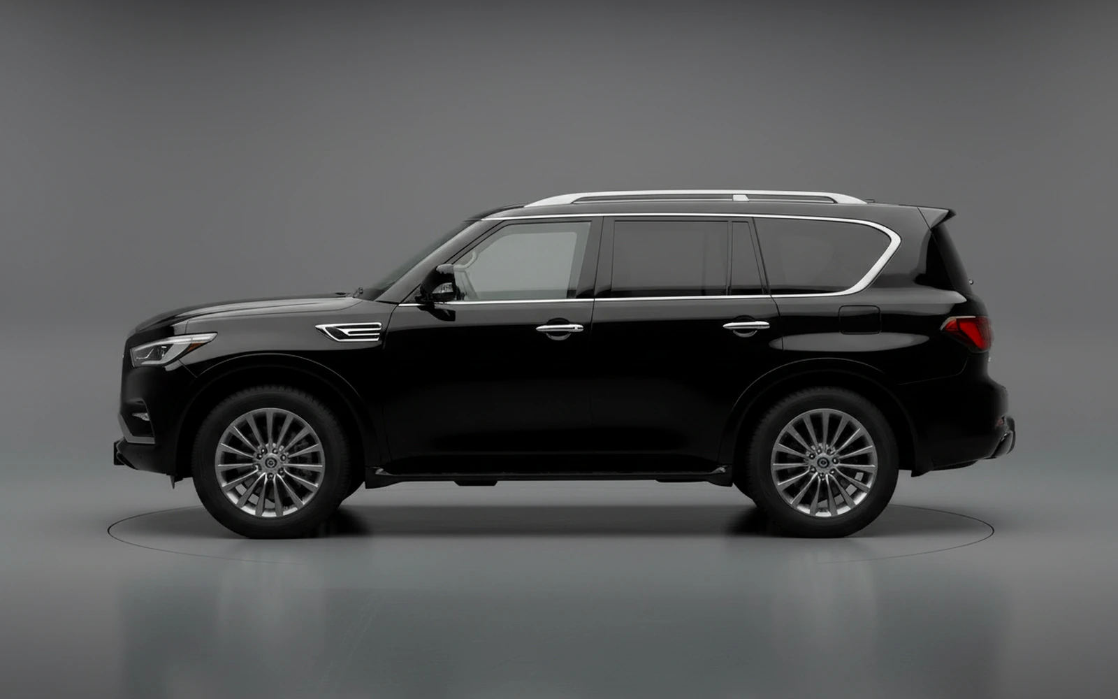 Infiniti Qx 80 Negro 2022 — exterior rear view