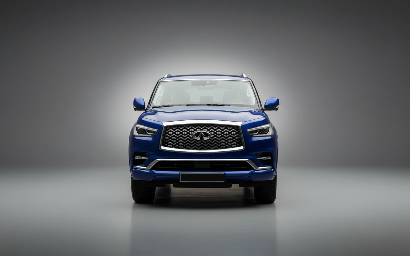 Infiniti Qx 80 Blue 2022 — exterior side view